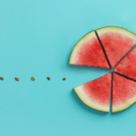 Watermelon image used as part of page design
